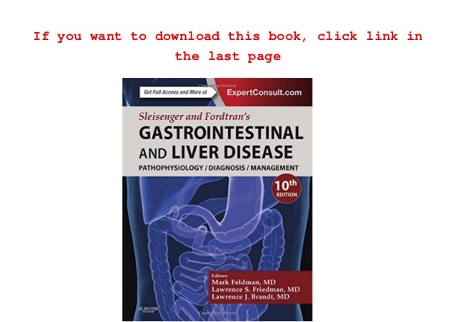 Sleisenger textbook of gastroenterology pdf free download pdf
